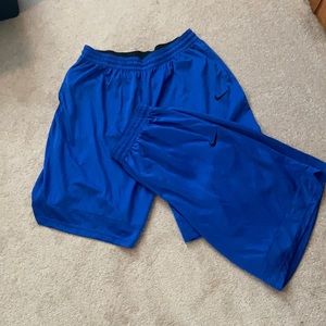 2 for 1! Duke blue Nike shorts size 3XT